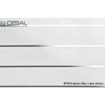 Рейка Cesal s100-150 3-4 м Стандарт B19 Жемчужно-белый с мет. полосой