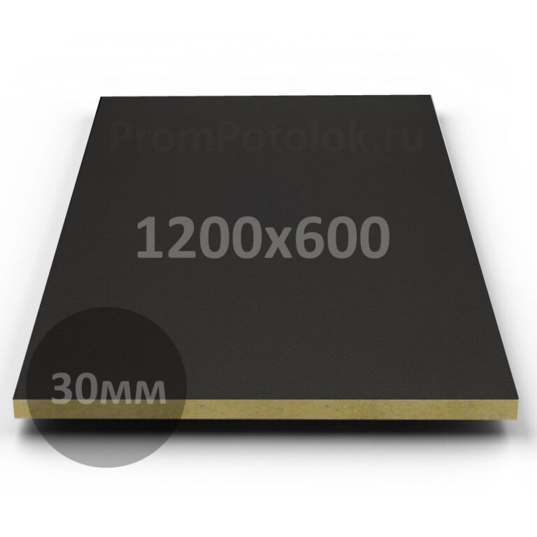 Панель Akustiline Ampir черная 1200x600x30