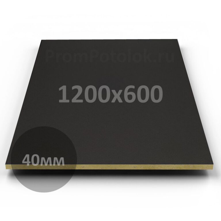 Панель Akustiline Ampir черная 1200x600x40