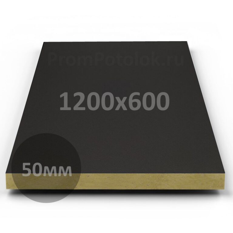 Панель Akustiline Ampir черная 1200x600x50